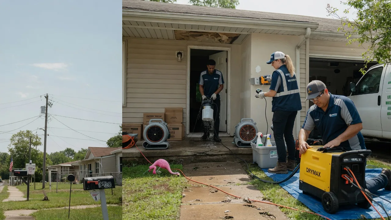 Storm Damage Water Removal in Carlinville, IL near me